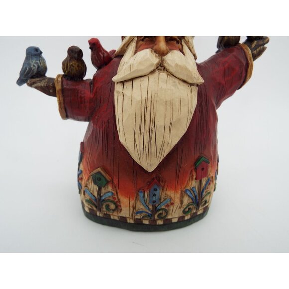 Jim Shore Heartwood Creek 2002 Santa with Birds Ornament Figurine Enesco - Picture 6 of 9